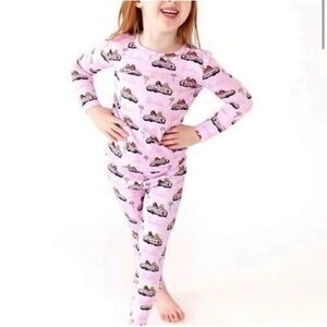 Barbie Pink Pajama Set with Car Design posh peanut cruisin’